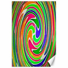 Colorful Whirlpool Watercolors                                                			canvas 24  X 36  by LalyLauraFLM