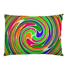 Colorful Whirlpool Watercolors                                                			pillow Case