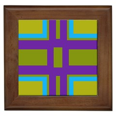 Angles And Shapes                                                 			framed Tile