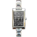 Ecuador Landscape Scene At Andes Range Rectangle Italian Charm Watch Front