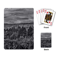 Ecuador Landscape Scene At Andes Range Playing Card by dflcprints