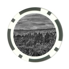 Ecuador Landscape Scene At Andes Range Poker Chip Card Guards by dflcprints