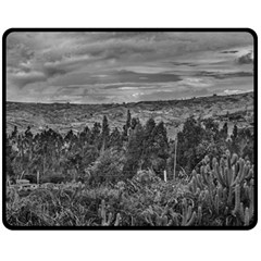 Ecuador Landscape Scene At Andes Range Fleece Blanket (medium) 