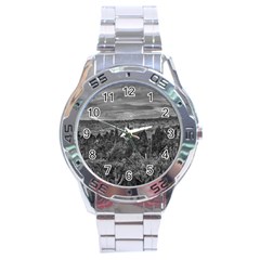 Ecuador Landscape Scene At Andes Range Stainless Steel Analogue Watch by dflcprints