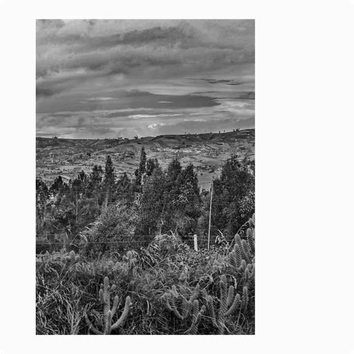 Ecuador Landscape Scene At Andes Range Small Garden Flag (Two Sides)