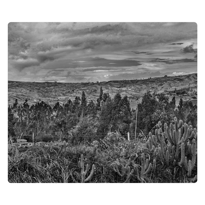 Ecuador Landscape Scene At Andes Range Double Sided Flano Blanket (Small) 