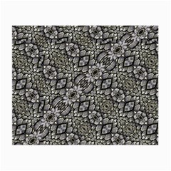 Silver Oriental Ornate  Small Glasses Cloth by dflcprints