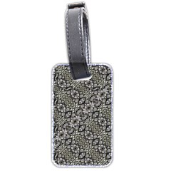 Silver Oriental Ornate  Luggage Tags (two Sides) by dflcprints