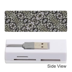 Silver Oriental Ornate  Memory Card Reader (stick) 