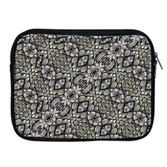 Silver Oriental Ornate  Apple Ipad 2/3/4 Zipper Cases by dflcprints