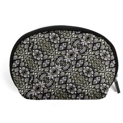 Silver Oriental Ornate  Accessory Pouches (large)  by dflcprints