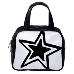 Double Star Classic Handbags (one Side) by TRENDYcouture