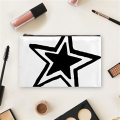 Double Star Cosmetic Bag (medium)  by TRENDYcouture