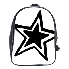 Double Star School Bags(large)  by TRENDYcouture