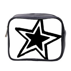 Double Star Mini Toiletries Bag 2-side by TRENDYcouture