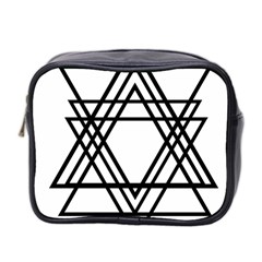 Triangles Mini Toiletries Bag 2-side by TRENDYcouture