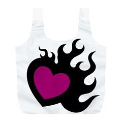 Heartflame Full Print Recycle Bags (l) 