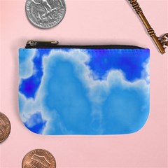 Powder Blue And Indigo Sky Pillow Mini Coin Purses by TRENDYcouture