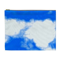 Blue Cloud Cosmetic Bag (xl) by TRENDYcouture