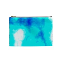 Turquoise Sky  Cosmetic Bag (medium)  by TRENDYcouture