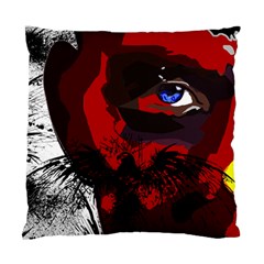 Eagleman Square Cushion Case (two Sided)  by DryInk