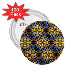 Vibrant Medieval Check 2 25  Buttons (100 Pack)  by dflcprints