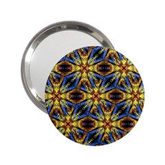 Vibrant Medieval Check 2 25  Handbag Mirrors