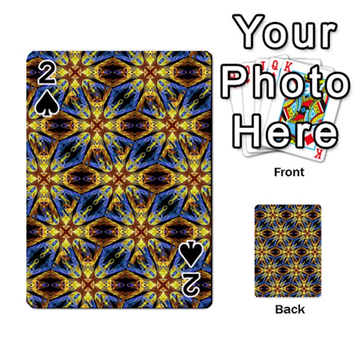 Vibrant Medieval Check Playing Cards 54 Designs 