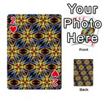 Vibrant Medieval Check Playing Cards 54 Designs  Front - Heart2