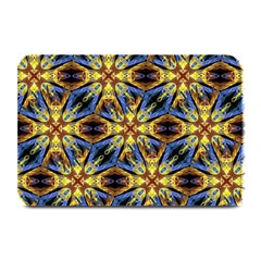 Vibrant Medieval Check Plate Mats by dflcprints