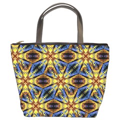 Vibrant Medieval Check Bucket Bags by dflcprints