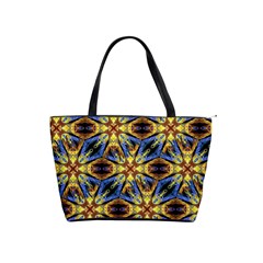 Vibrant Medieval Check Shoulder Handbags by dflcprints