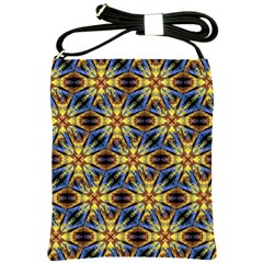 Vibrant Medieval Check Shoulder Sling Bags by dflcprints