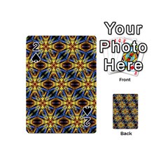 Vibrant Medieval Check Playing Cards 54 (mini)  by dflcprints