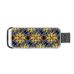 Vibrant Medieval Check Portable Usb Flash (two Sides)