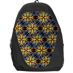 Vibrant Medieval Check Backpack Bag by dflcprints