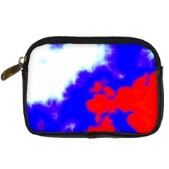 Red White And Blue Sky Digital Camera Cases by TRENDYcouture