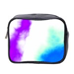 Pink White And Blue Sky Mini Toiletries Bag 2-Side Front