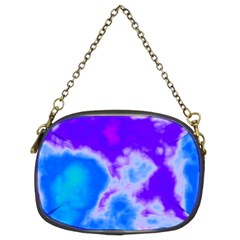 Purple And Blue Clouds Chain Purses (two Sides)  by TRENDYcouture