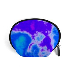 Purple And Blue Clouds Accessory Pouches (small)  by TRENDYcouture