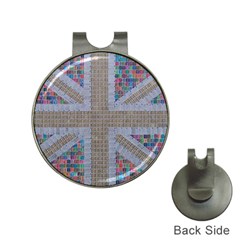 Multicoloured Union Jack Hat Clips With Golf Markers by cocksoupart