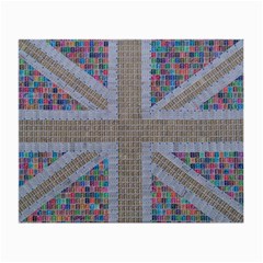 Multicoloured Union Jack Small Glasses Cloth by cocksoupart