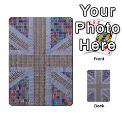 Multicoloured Union Jack Multi-purpose Cards (rectangle)  by cocksoupart