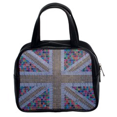 Multicoloured Union Jack Classic Handbags (2 Sides) by cocksoupart