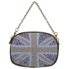 Multicoloured Union Jack Chain Purses (one Side)  by cocksoupart