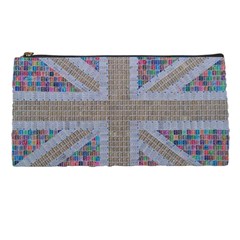 Multicoloured Union Jack Pencil Cases by cocksoupart