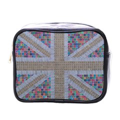 Multicoloured Union Jack Mini Toiletries Bags by cocksoupart