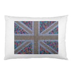 Multicoloured Union Jack Pillow Case (two Sides)