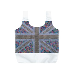 Multicoloured Union Jack Full Print Recycle Bags (s)  by cocksoupart