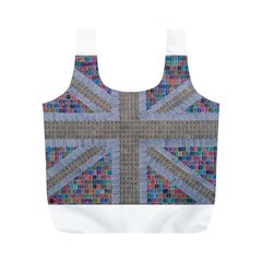 Multicoloured Union Jack Full Print Recycle Bags (m)  by cocksoupart